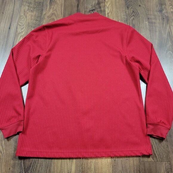 Ping T Shirt Mens Large Red  Performance Dynamics Golf Striped Long Sl READ - Picture 8 of 8
